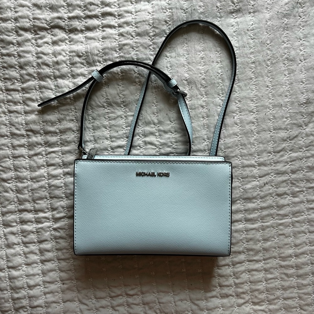 Michael Kors Sky Blue Crossbody Bag